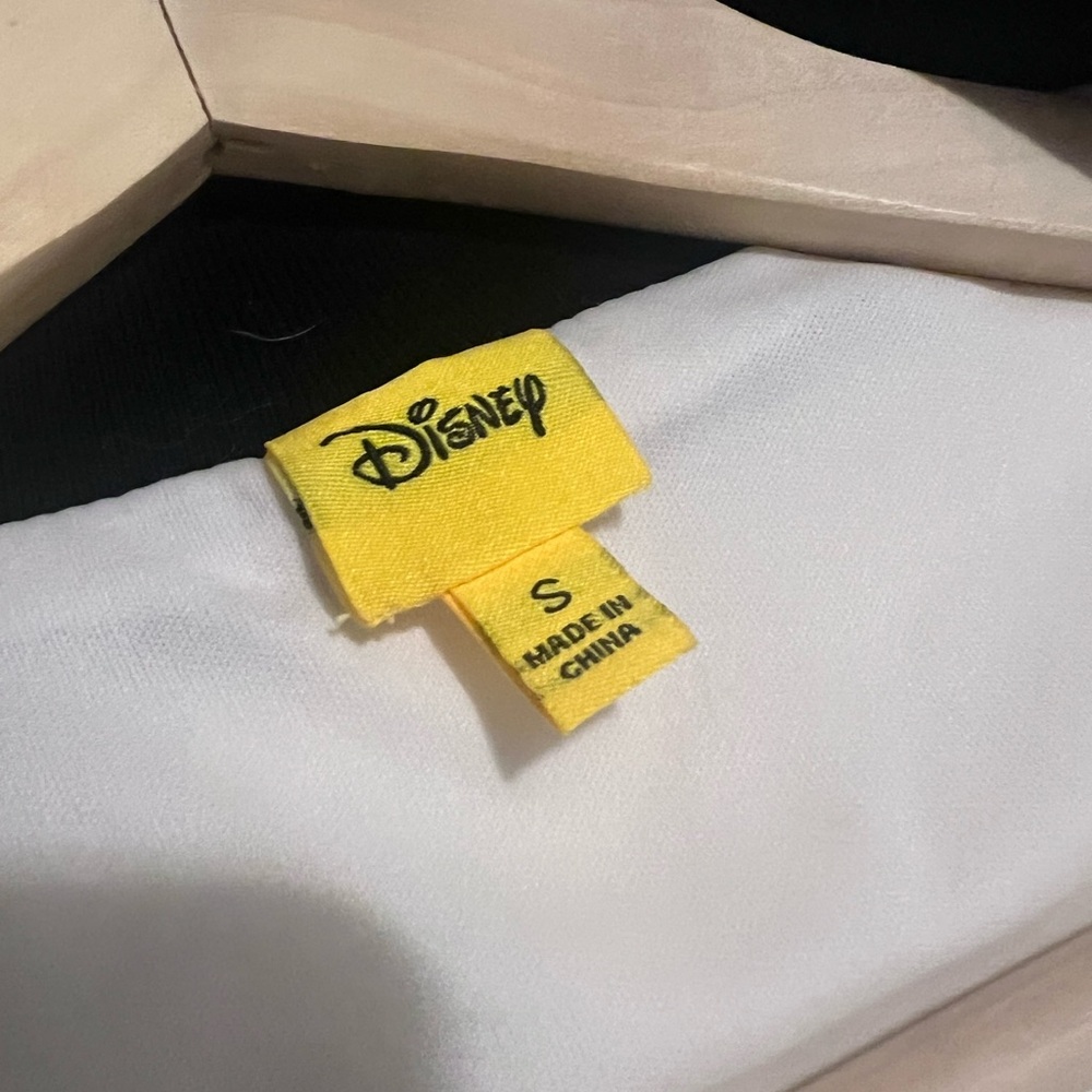 Disney White Faux Fur Disney Mickey Mouse Cropped Jacket Size Small - Picture 6 of 11